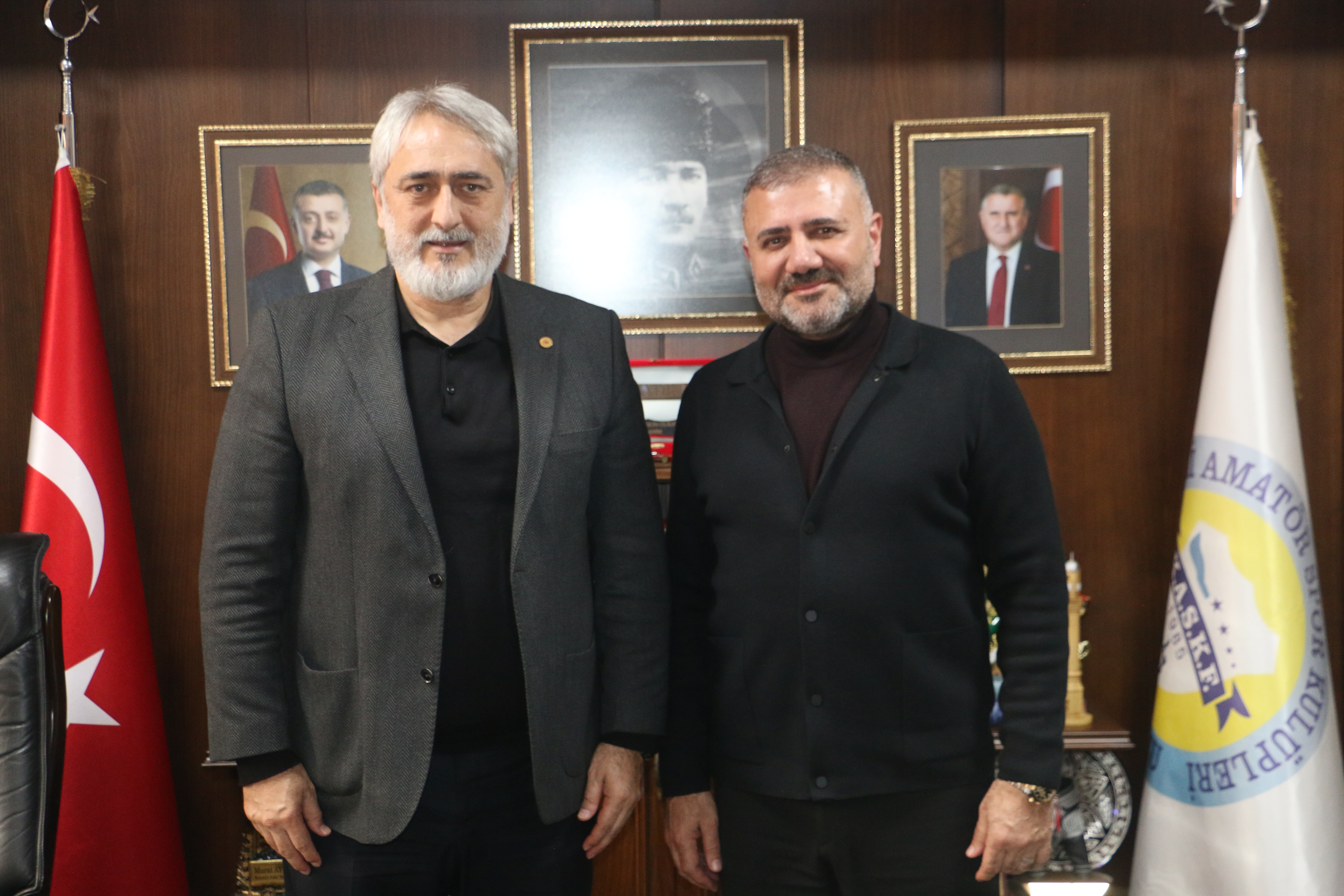 YENİDEN REFAH PARTİSİ GENEL MERKEZ YÖNETİCİLERİ ZİYARETİ