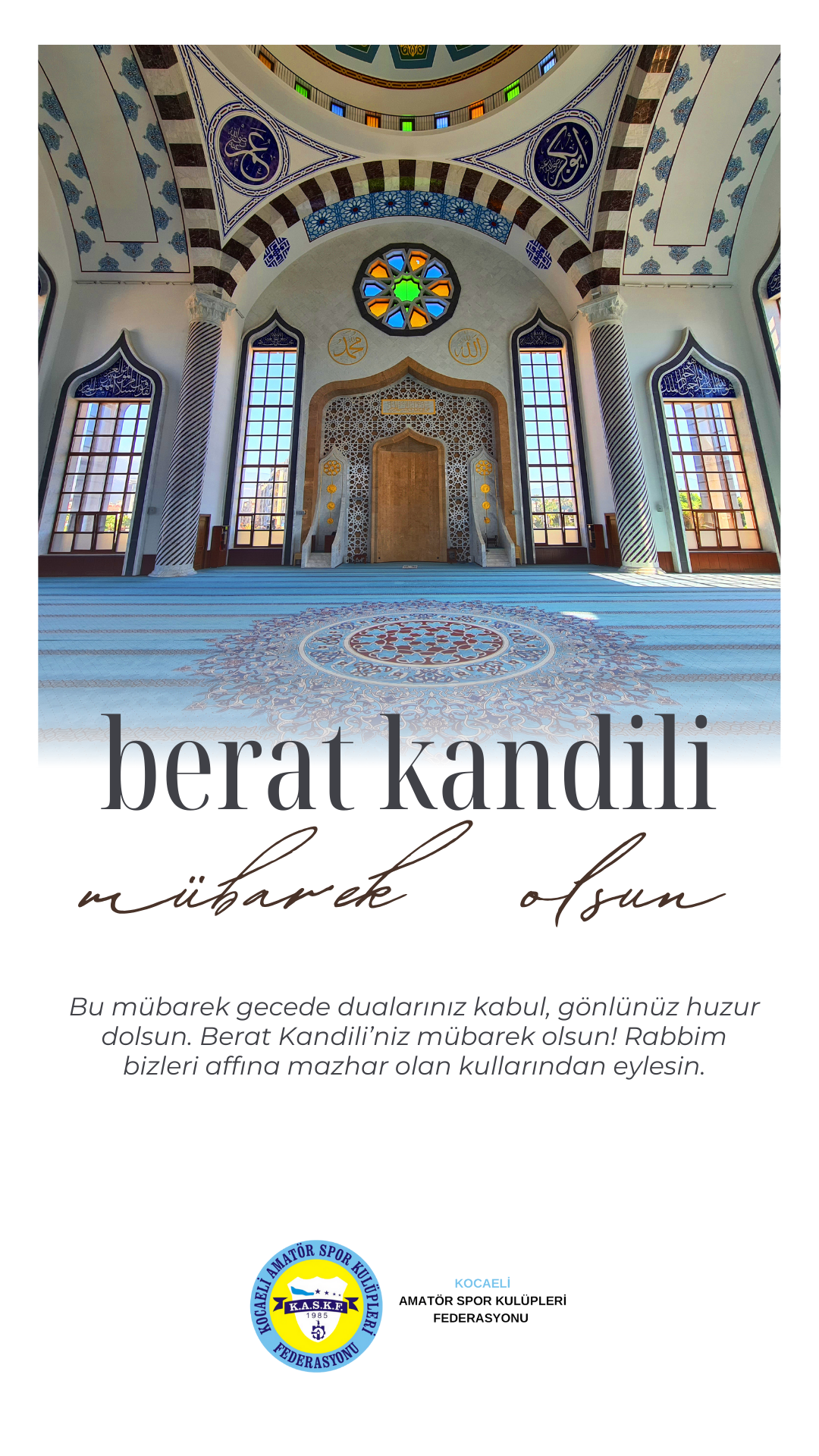 BERAT KANDİLİMİZ MÜBAREK OLSUN ...